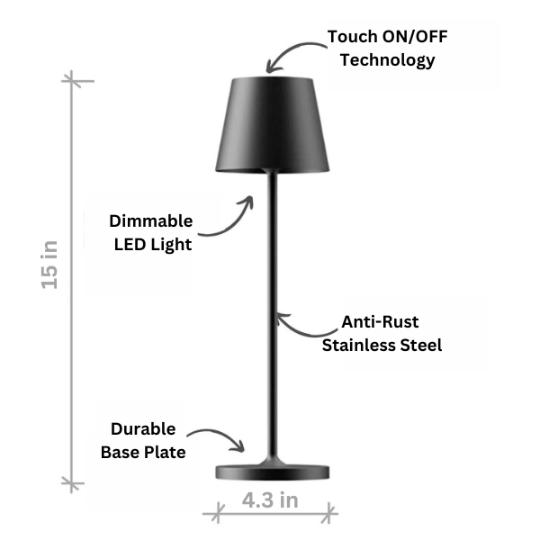 LUMELIA – Italian Designer Cordless Table Lamp